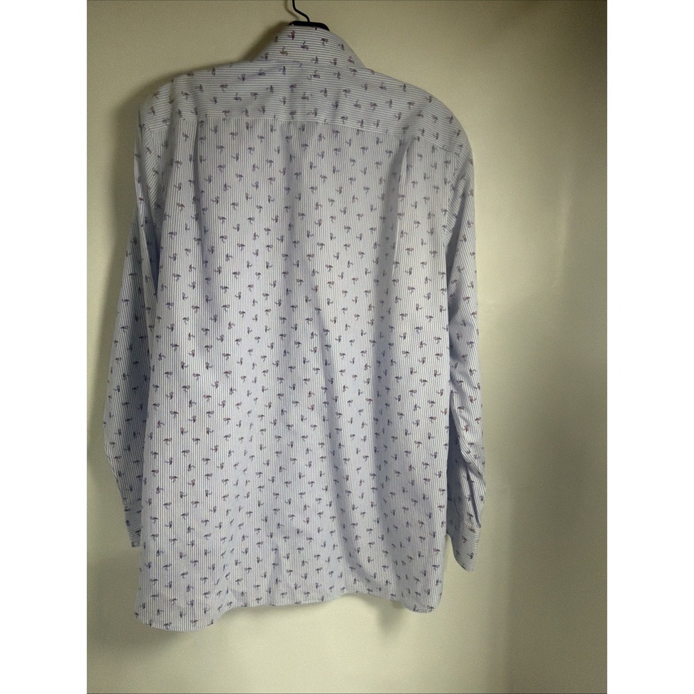 Bonobos‎ LS Shirt Mens Tailored Slim Fit Button Up Collar Cotton 15.5 -33 - Picture 7 of 7